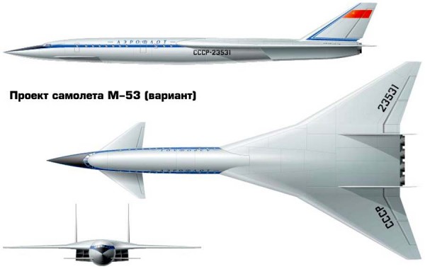 Советский самолет М-53, проект